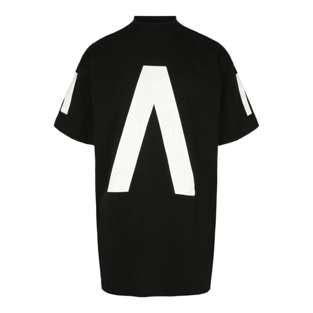 Balenciaga Music Archive Series Connected Oversized T-Shirt Black Mens